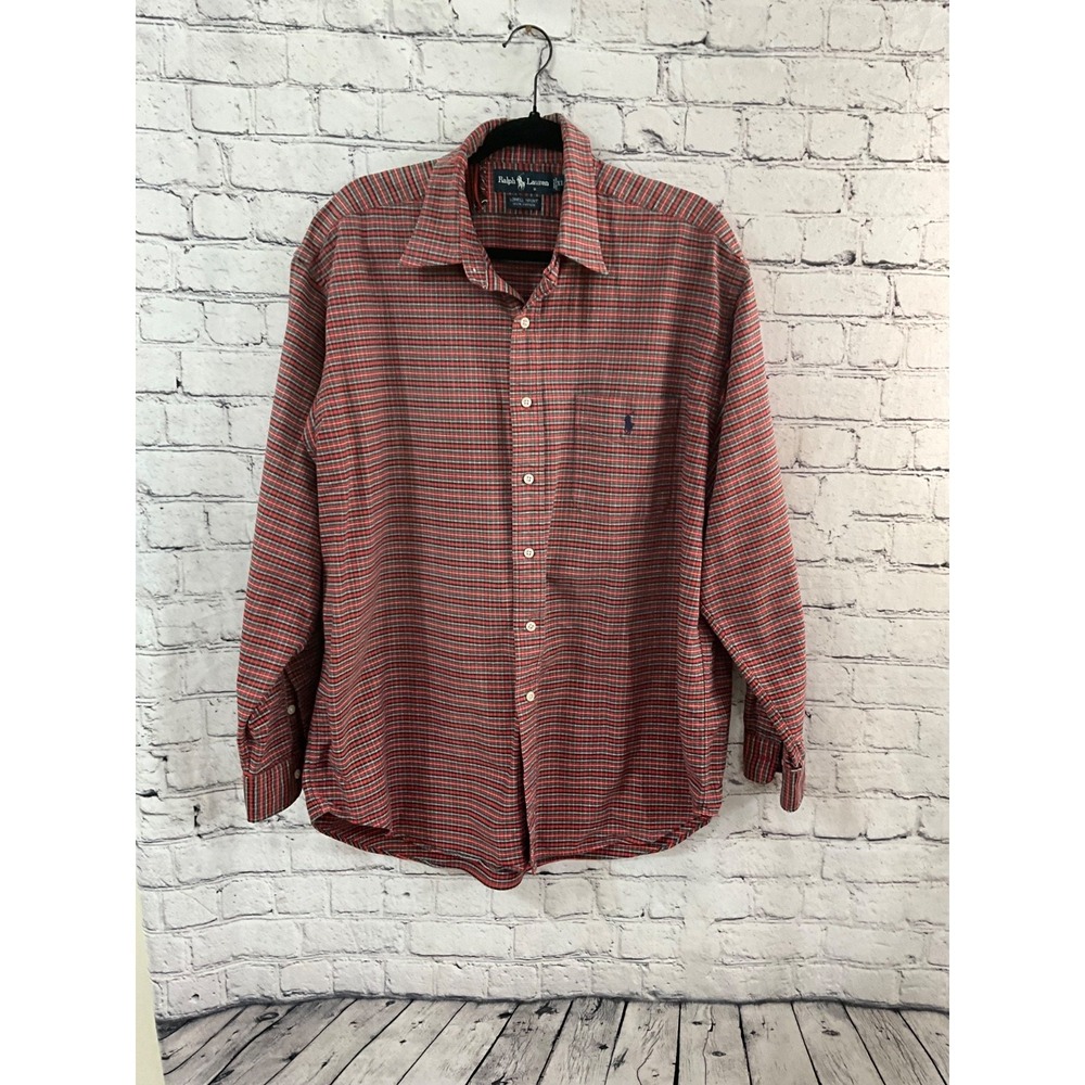 RALPH‎ LAUREN MENS BUTTON DOWN LONG SLEEVE SIZE XL